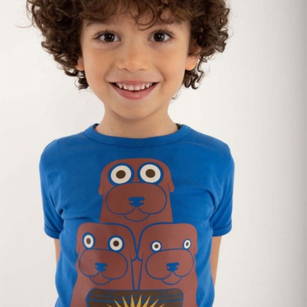 Danefae The Tinderbox Dogs T-Shirt - Blue