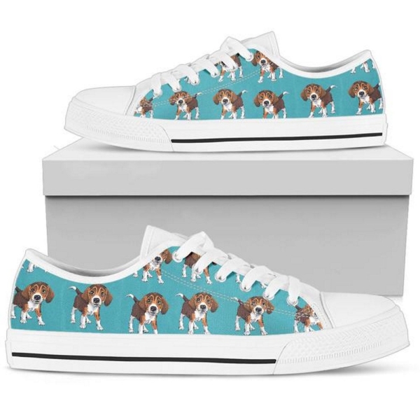 Beagle Style Sneakers Womens Flat Customized Athletic Gifts Dog Her Pet Lovers Fashion Casual Art Best Selling Shoes