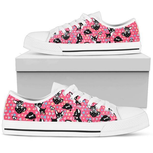 Chihuahua, Women's Sneakers, Customized Low Top, Sneaker Shoes, Sporty, Summer Shoes, Fashion Sneakers, Casual Womens Shoes, Tie Sneakers
