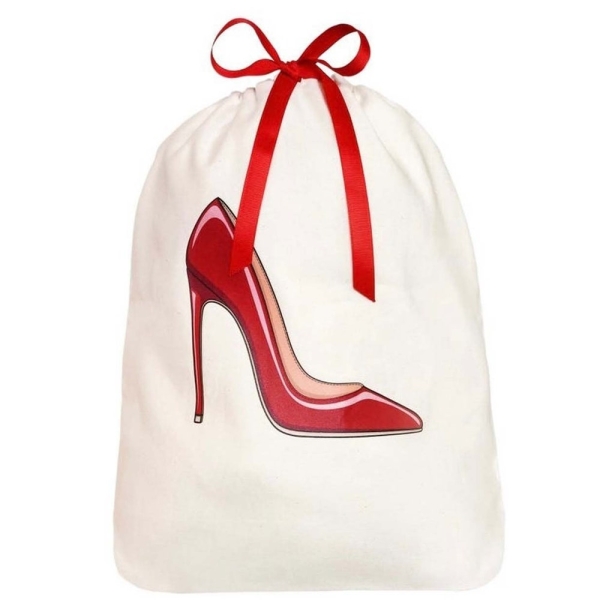 20 sets of Gorgeous Personalized White Shoe Bags, bridal party gifts, shoe bags, custom cotton drawstring bags, loafer bags, groomsmen gifts