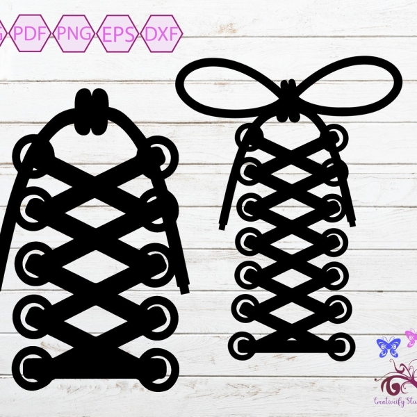 Shoelaces SVG, Shoelace Silhouette, Shoe Laces, Running Shoes, Sneaker Laces, Shoelace Clipart, Shoe Strings, Stitches SVG, Digital Download