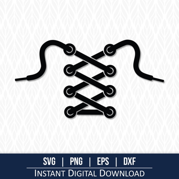 Shoe Laces SVG - Instant Digital Download - svg, png, dxf and eps included!