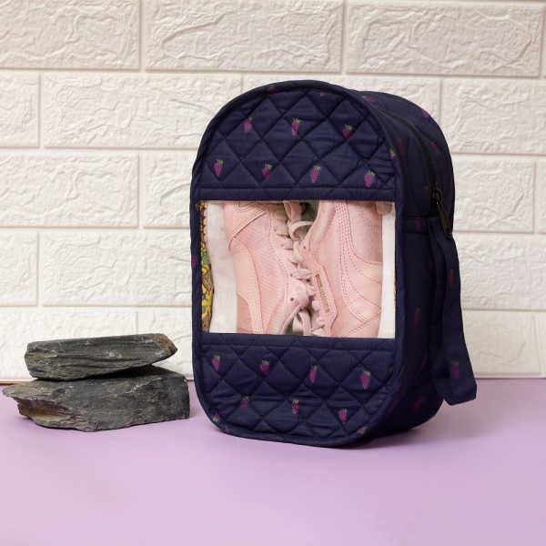 Luxury shoe travel bag, Travel Shoe Bag, Shoe Bag with window, Shoe organizer, Travel Organizer, fabriqly