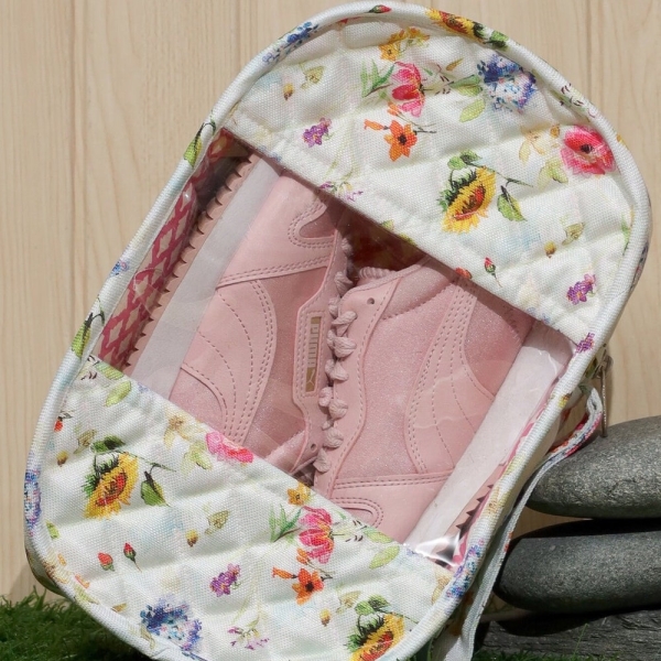 Fabric Shoe Bag for storage, Travel Shoe Bag, Shoe Bag with window, Shoe organizer, Lingerie Organizer, Travel Organizer, fabriqly