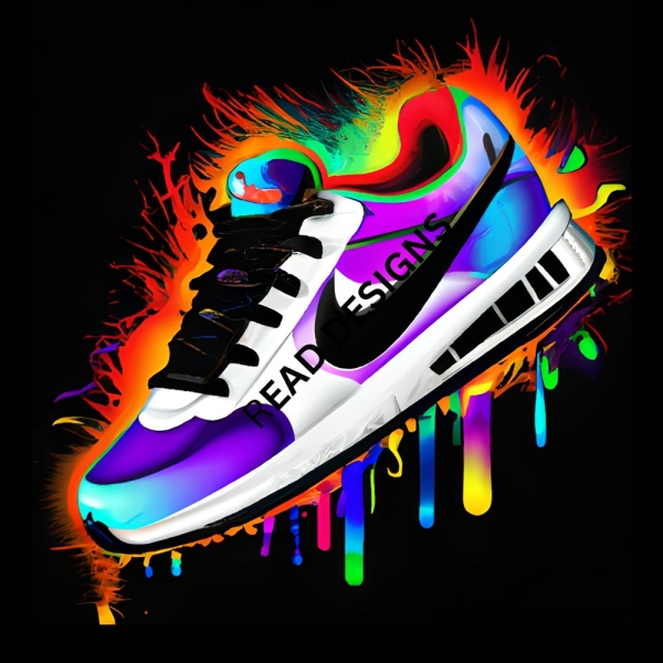 Nike Shoe Clip Art PNG - Pop Star Digital Design