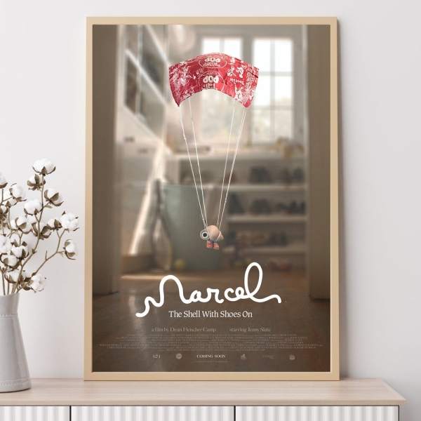 Marcel the Shell with Shoes On--Movie Poster, Art Prints, Home Decor,Wall Art,Canvas Poster Unframed