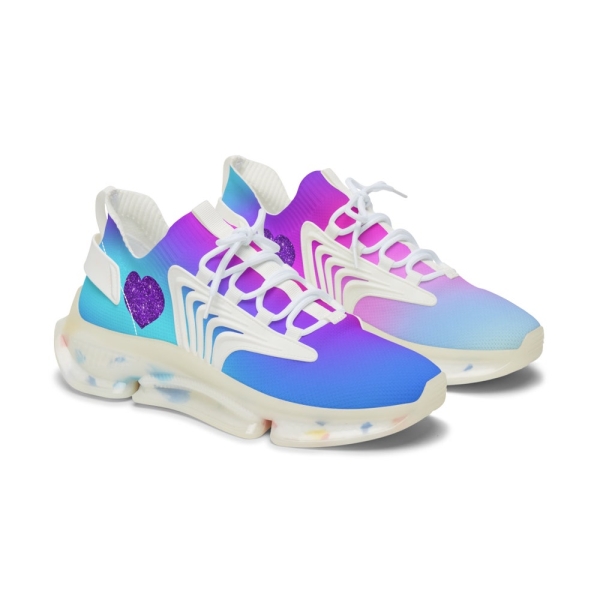 Women's Mesh Sneakers, Men's Mesh Sneakers Custom Print on Demand, Personal Design Athletic Footwear, Unique Customized Shoes, Gift for her