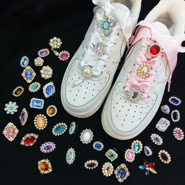 Flower Laces Charms, Shoelaces Charms, Shoe Laces Decoration