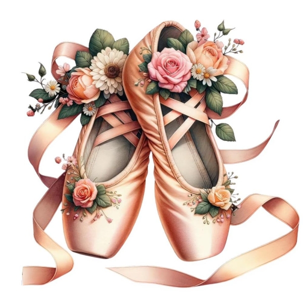 12 Ballet Shoes Clipart Bundle | Dance Clipart | Ballet Shoes PNG | Card Making | Ballerina Art | Printables | Sublimation | Commercial Use