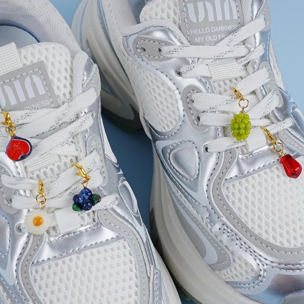 Fruit Shoelaces Charms,Grape Blueberries Shoe Charms,DIY Shoe Accessories,Resin Shoe Laces Decoration,Shoelaces Pendant,Sweet Shoe Jewelry