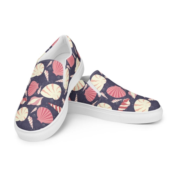 Seashell Women’s slip-on canvas shoes