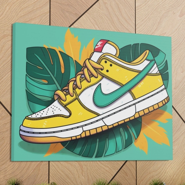 CANVAS PRINT | Sneaker Poster | Graffiti Shoes Wall Art | Shoe Hype Sneaker Art | Trendy Wall Art | Canvas Wall Art | Canvas Wall Decor