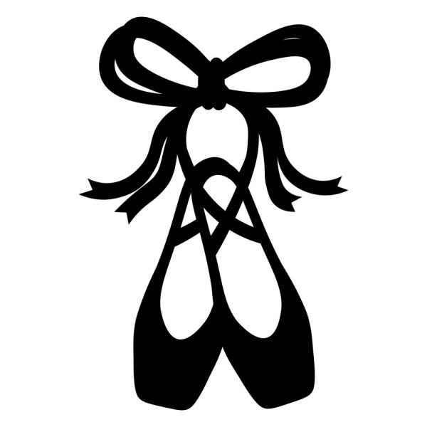 Ballet Shoes Clip Art - SVG, AI, PNG