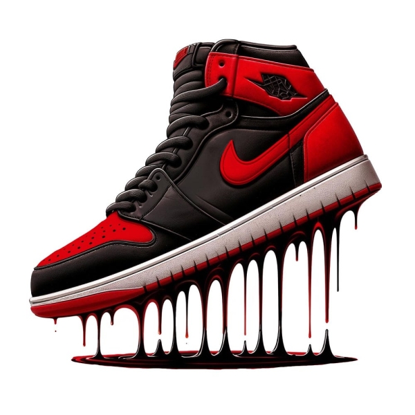Dripping Sneakers Png, Dripping Png, Dripping Sneakers Clipart, Sublimation design, Sports Shoes, black red Shoes Png, Perfect for shirts