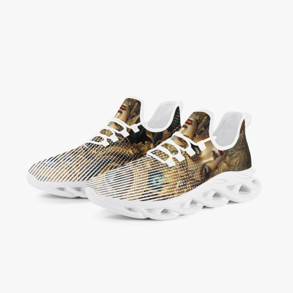 Bounce Mesh Sports Shoes, Unisex Sneakers, Fantasy Art Shoes, Running Sneakers, Basketball Shoes, GenZ Shoes, Mesh Footwear