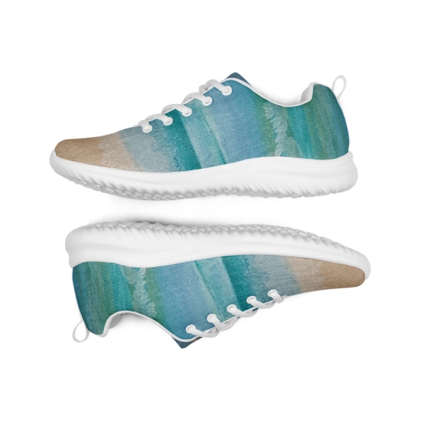 Women’s athletic shoes- women's sneakers- wearable art- summer shoes- beach shoes