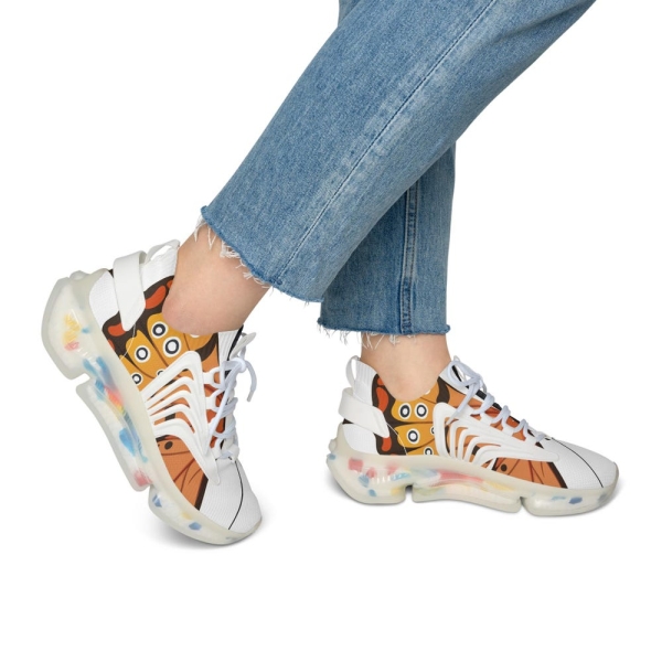 Women's Mesh Sneakers | Casual Wear | Durable Shoes | Comfortable Shoes | Mesh Knit Polyester Sneakers | Gift for Her