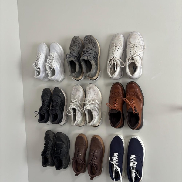 2X Intricate Wall Hanging Shoe Holder (2 Piece)