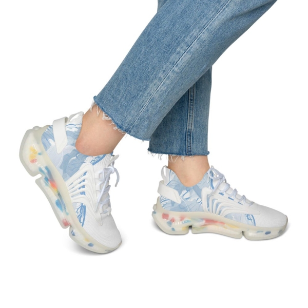 Women's Mesh Sneakers | Casual Wear | Durable Shoes | Comfortable Shoes | Mesh Knit Polyester Sneakers | Gift for Her