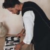 Handmade Groomsmen Vest Boho Mens Clothing Embroidered For